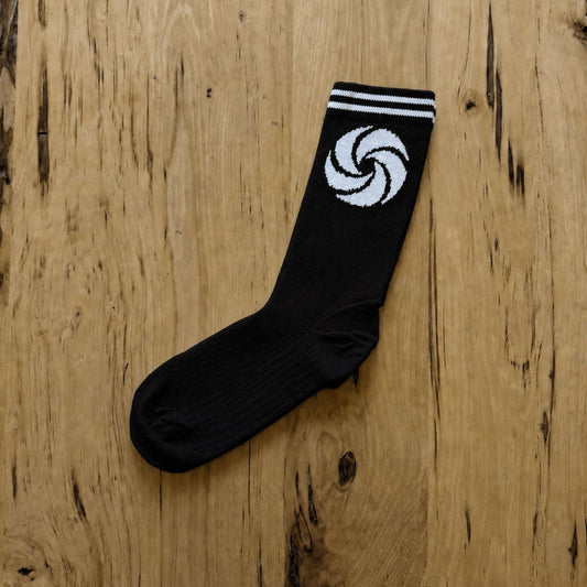 RIDE Crew Socks — Black