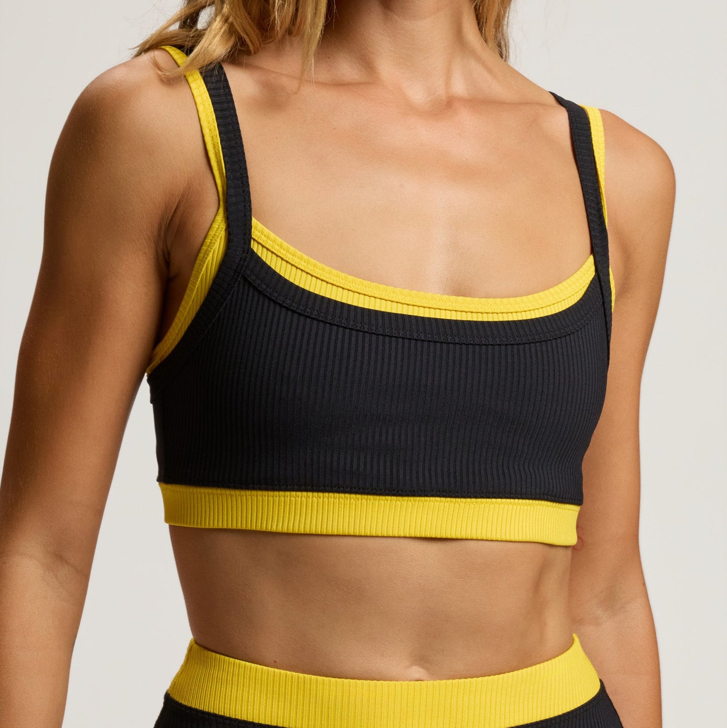 Ribbed Layered Bralette